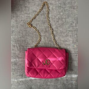 Journey Girls Pink Quilted Chain Shoulder Bag